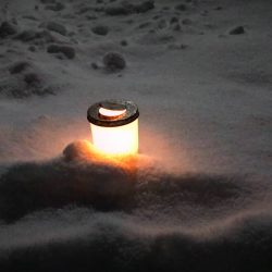 弘前城雪燈籠まつりのライト